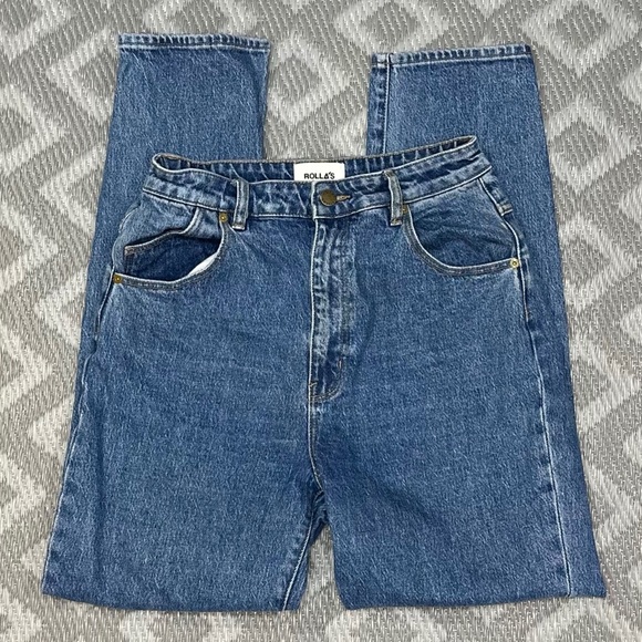 Rollas Dusters High Rise Slim Jeans [300] - Picture 4 of 11
